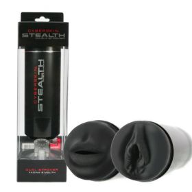 CyberSkinÂ® Stealth Double Stroker, Pussy & Mouth