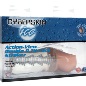 CyberSkinÂ® Ice Action-View Double D Tit Fuck Stroker