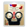 Japanese Silk Love Ropeâ„¢ Ankle Cuffs, Black