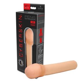 CyberSkinÂ®- 2 inch Xtra Thick Transformer Penis Extensionâ„¢, Light