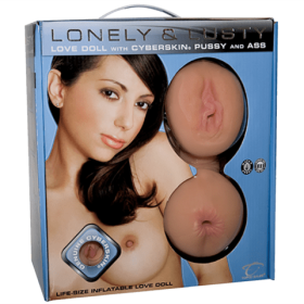 Lonely and Lusty Inflatable Love Doll with CyberSkinÂ® Pussy and Ass