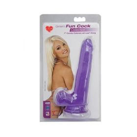 Carmen's Fun Cock 7 inch Jel-LeeÂ®, Purple