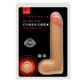 CyberSkin® Slimline CyberCock with Balls