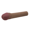 CyberSkinÂ® Vibrating 2 inch Xtra Thick Penis Extensionâ„¢, Dark, Clamshell