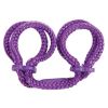 Japanese Silk Love Rope™ Wrist Cuffs, Purple