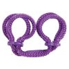 Japanese Silk Love Ropeâ„¢ Wrist Cuffs, Purple