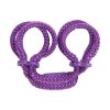 Japanese Silk Love Rope™ Ankle Cuffs, Purple