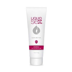 Liquid Sex® Oral Sex Gel, Strawberry 4 oz. (113 g) Tube