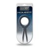 Hombre Comfort Fit Silicone Adjustable C-Ring, Charcoal