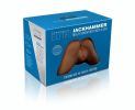 CyberSkin® Elite Jackhammer Multi-Sensation Pussy & Ass, Dark