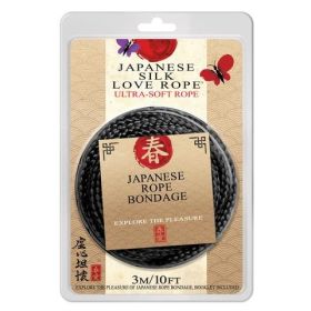 Japanese Silk Love Rope™ 10 ft. (3 m), Black